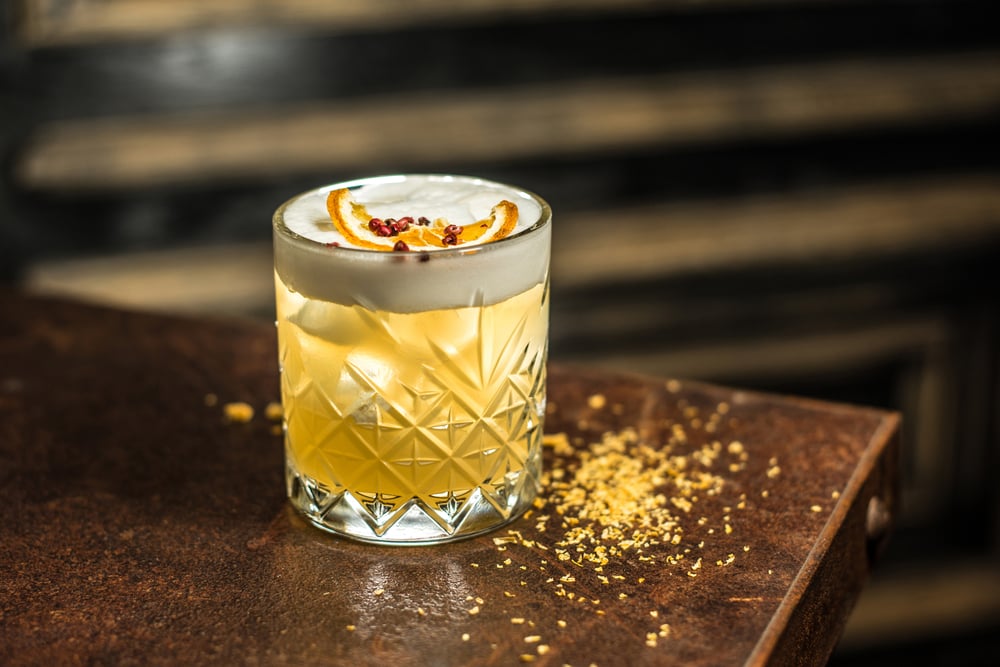 Whiskey Sour cocktail recipe