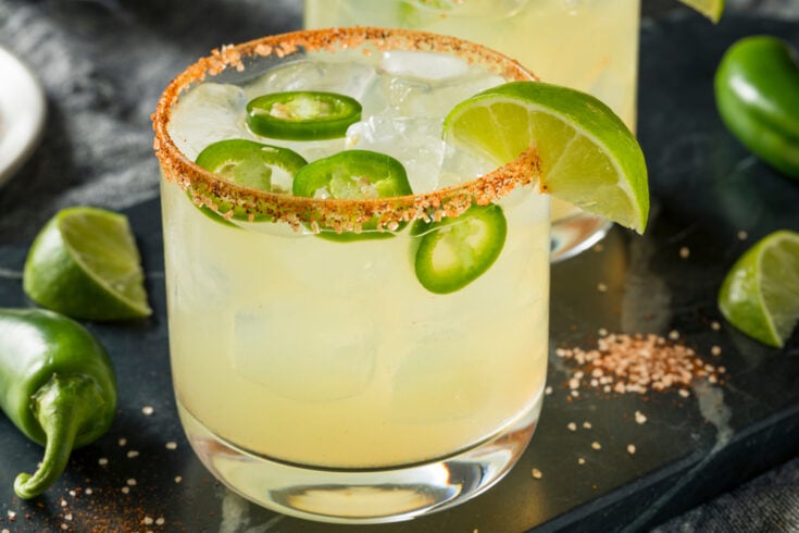 spicy margarita cocktail