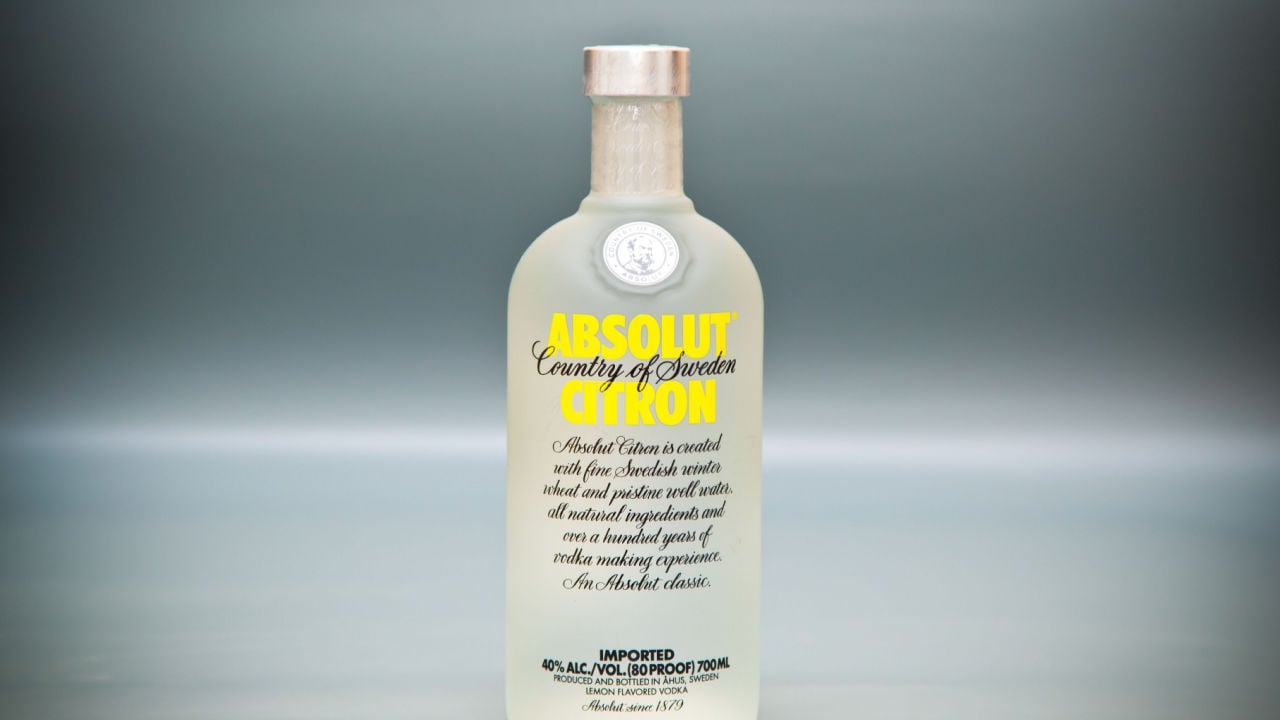 lemon vodka product by absolut citron brands