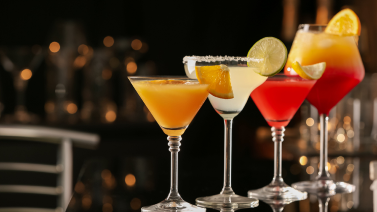 four different best 1950s cocktails
