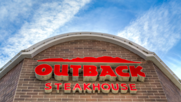 Outback Steakhouse exterior and sign.
