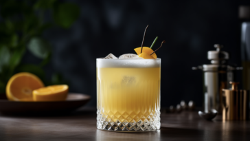 whiskey sour cocktail