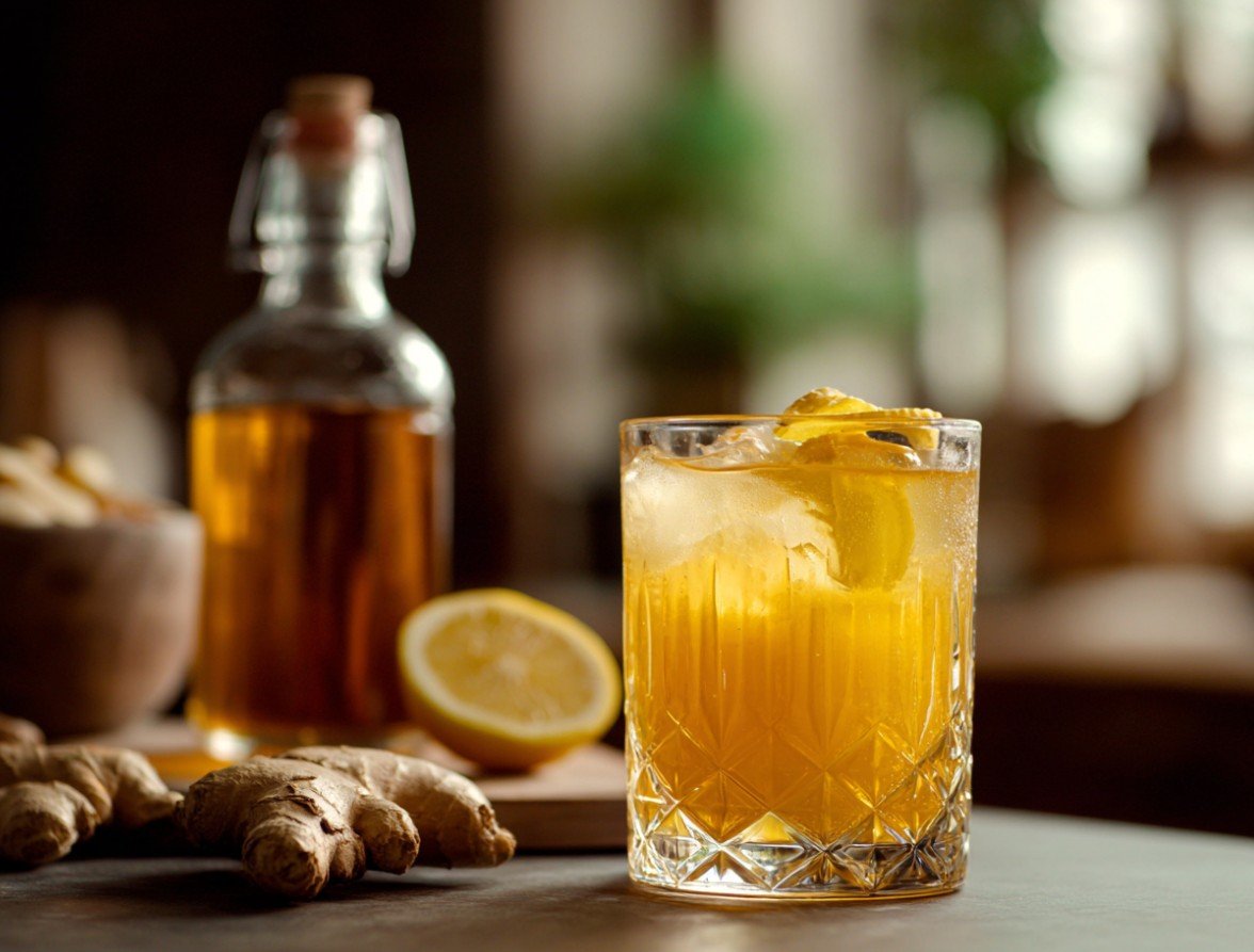 Ginger Syrup Cocktail
