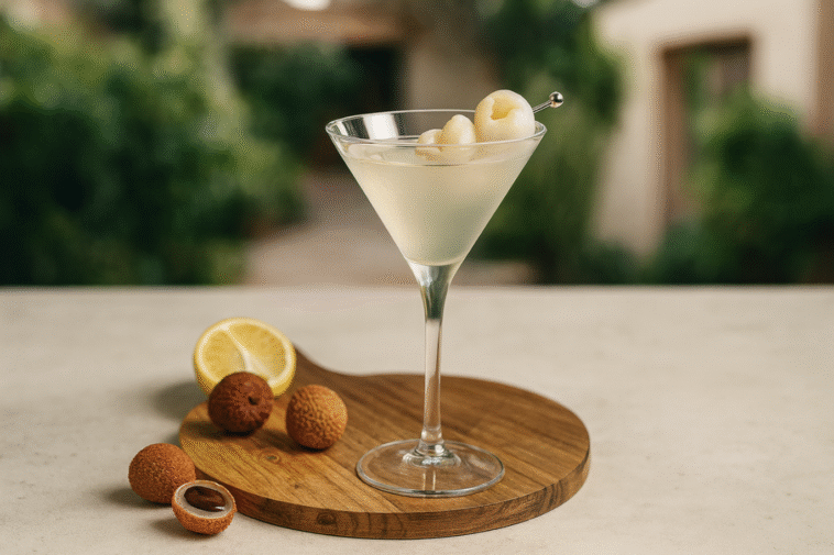 Lychee cocktails