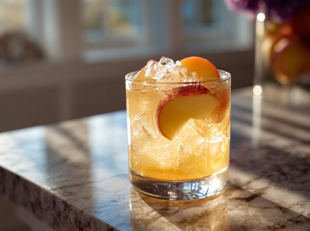 Peach Vodka Cocktail