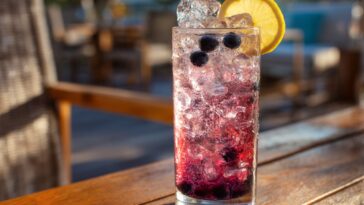 Blueberry Gin Cocktail