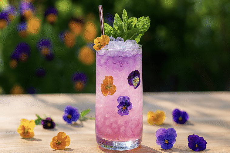 Edible Flowers for Cocktails