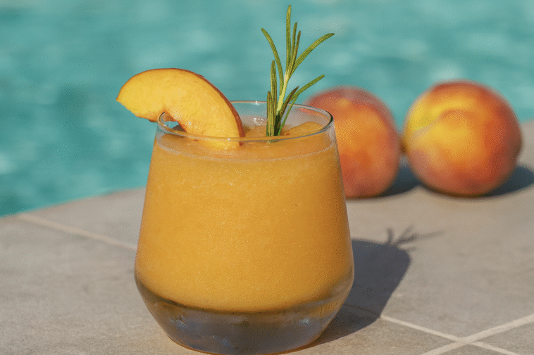 Frozen Peach Cocktails
