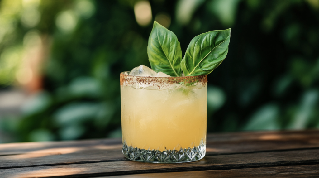 Lime Basil Mezcalita