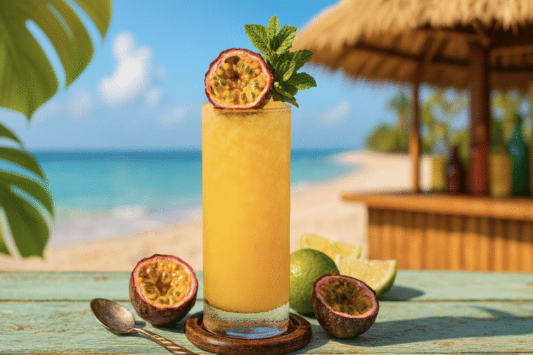Passion Fruit Rum Cocktails