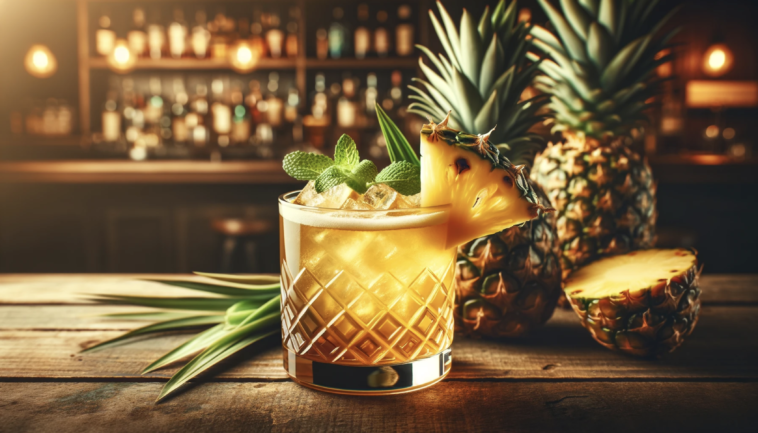 is whiskey good with pineapple juice food image