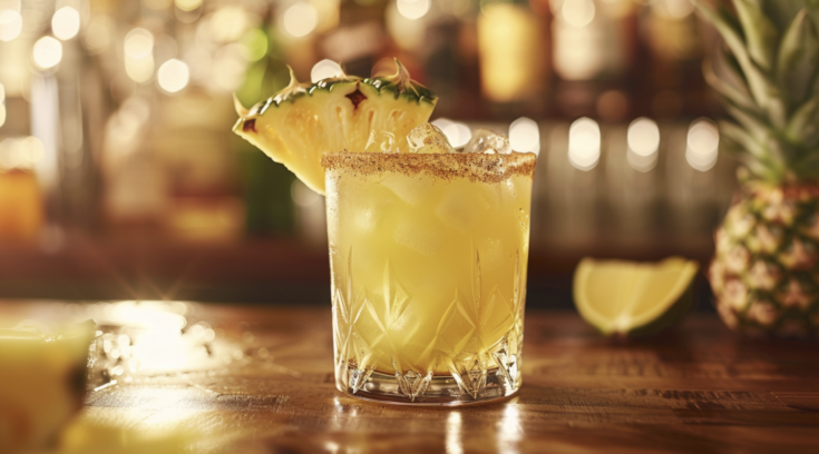 pineapple cinnamon margarita