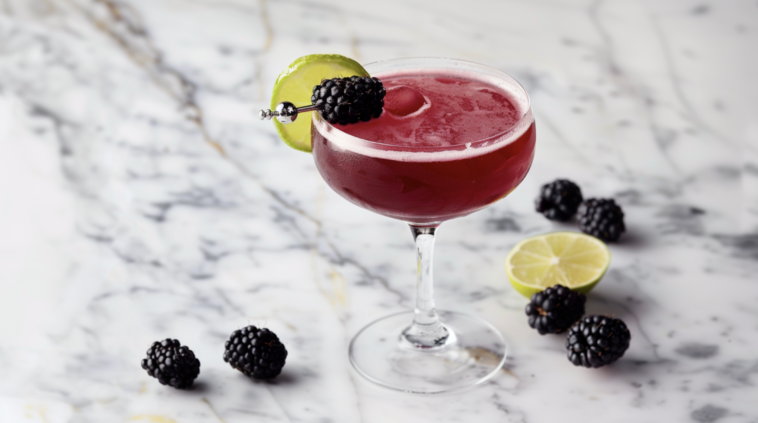 Blackberry Gimlet 1 blackberry gimlet