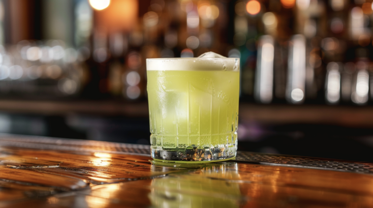 Shamrock Sour 1 shamrock sour cocktail