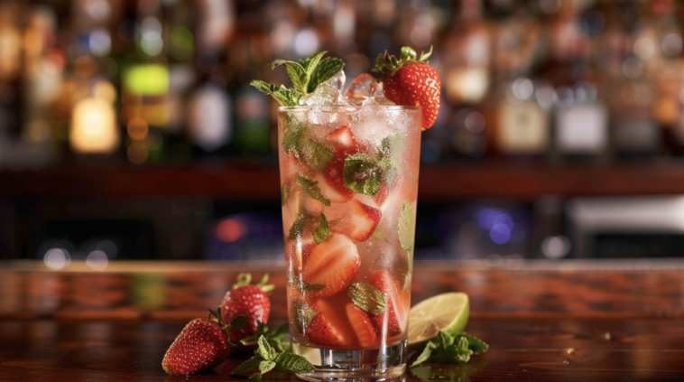 Strawberry Mojito 1 strawberry mojito