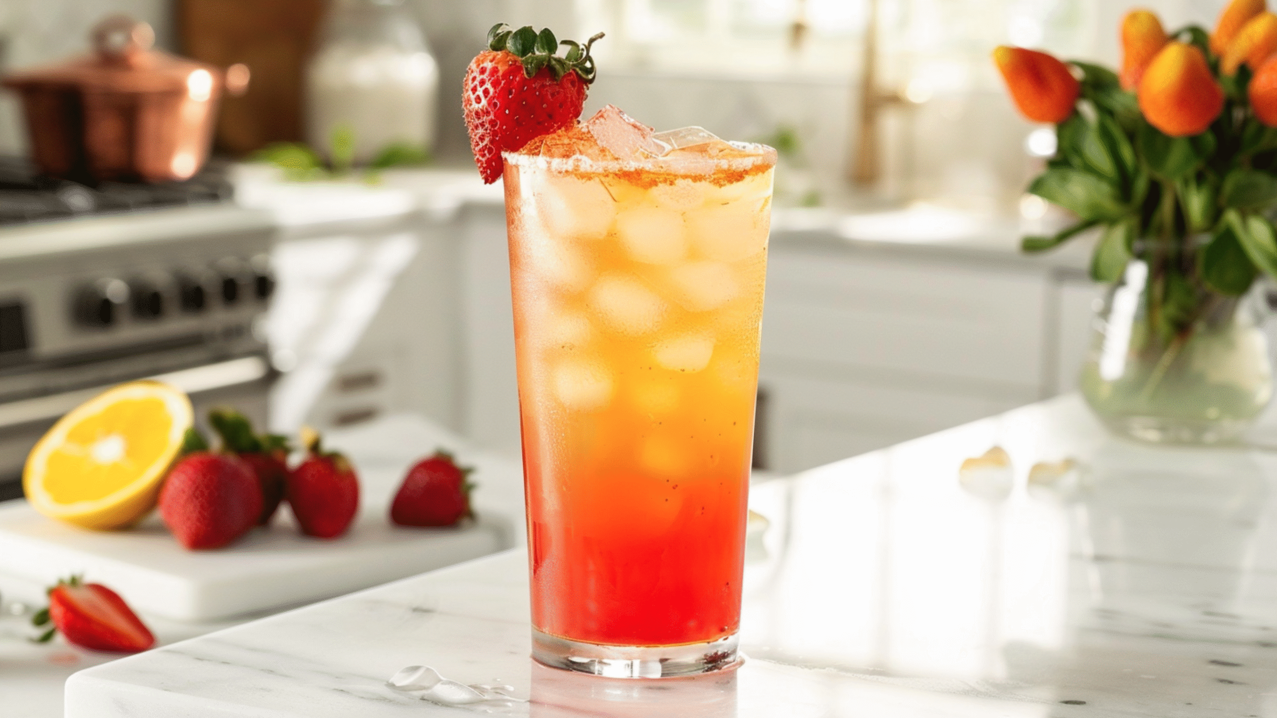 strawberry tequila sunrise
