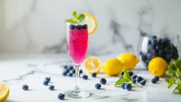 Blueberry Limoncello Prosecco