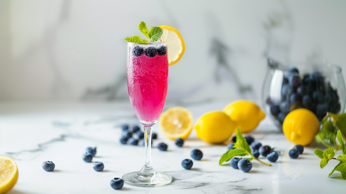 Blueberry Limoncello Prosecco