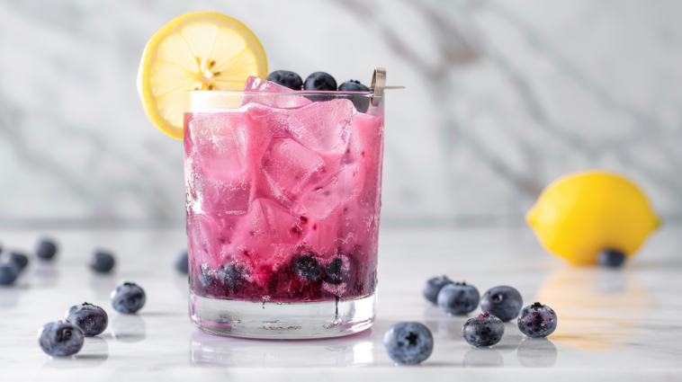 Blueberry Vodka Sour