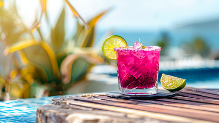 Dragon Fruit Margarita 1 Dragon Fruit Margarita