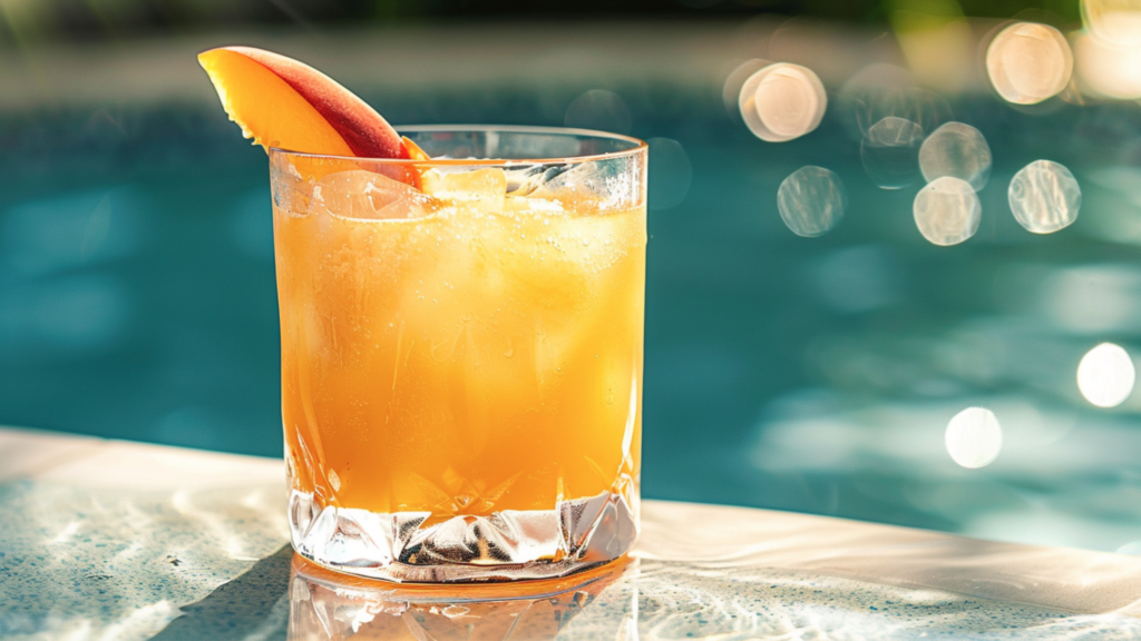 Ginger Peach Summertime Screwdriver
