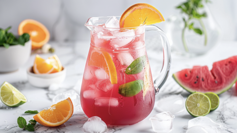 Watermelon Sangria 1 Watermelon Sangria
