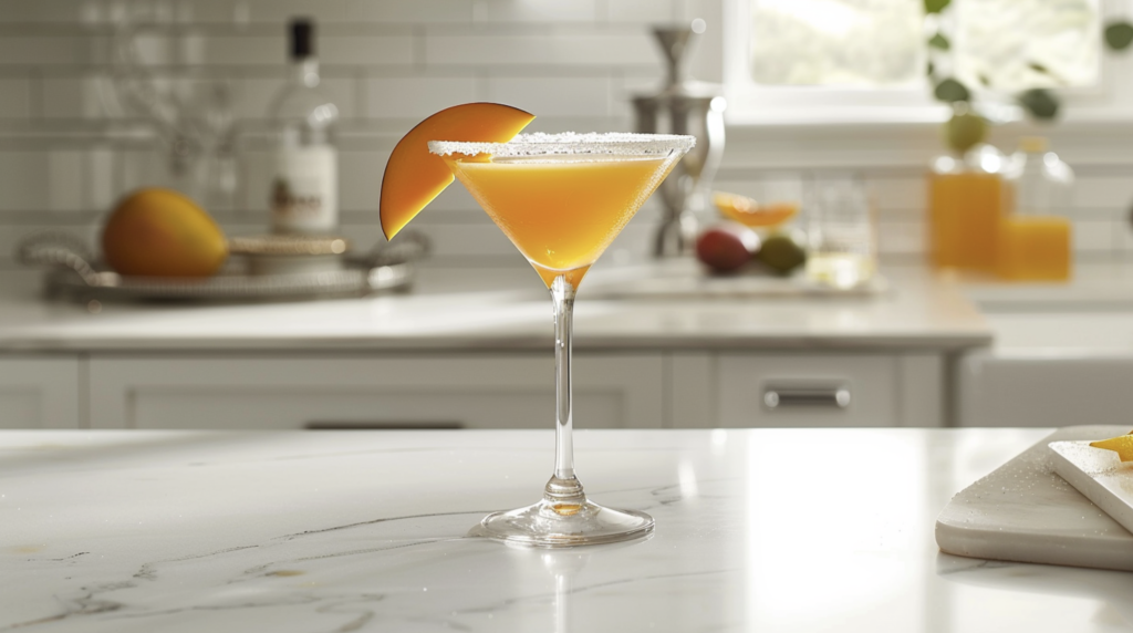 mango lemon drop martini