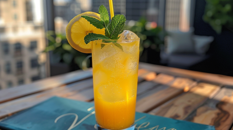 mango vodka lemonade