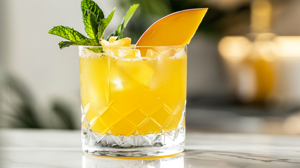 mango vodka sour