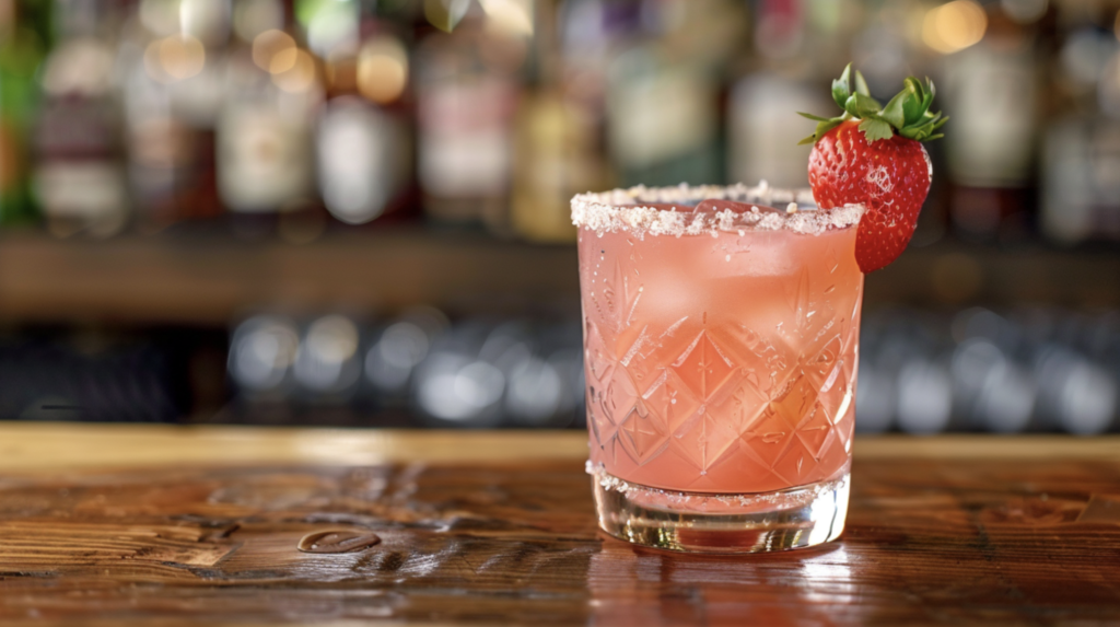 strawberry rose margarita