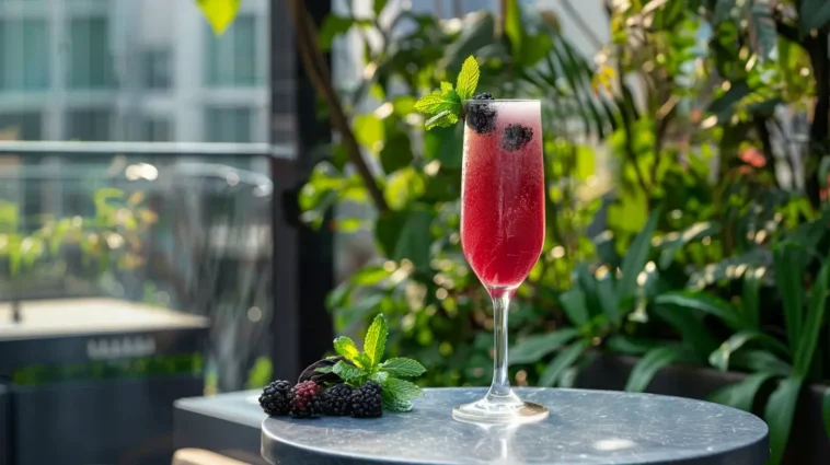 Blackberry Bellini 1 Blackberry Bellini