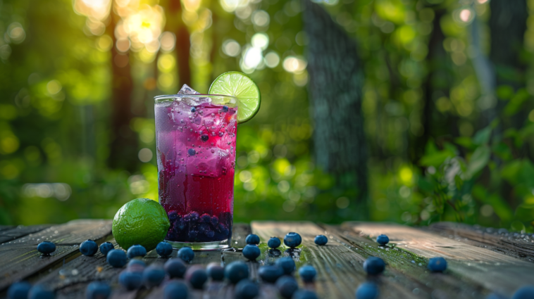 Blueberry Lime Rickey