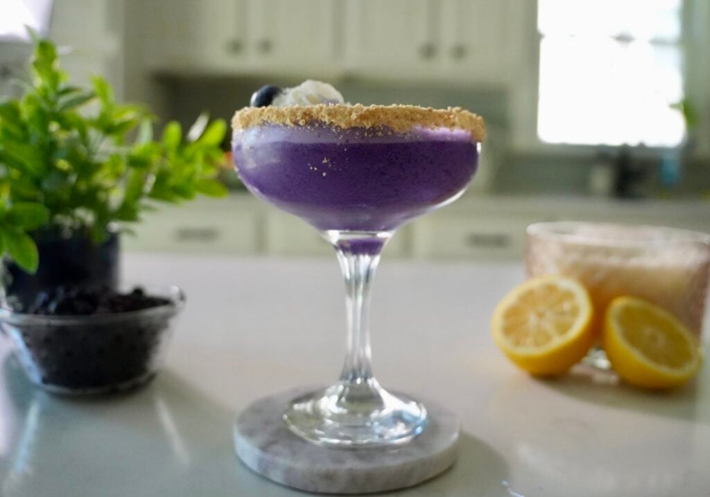 Blueberry Pie Martini