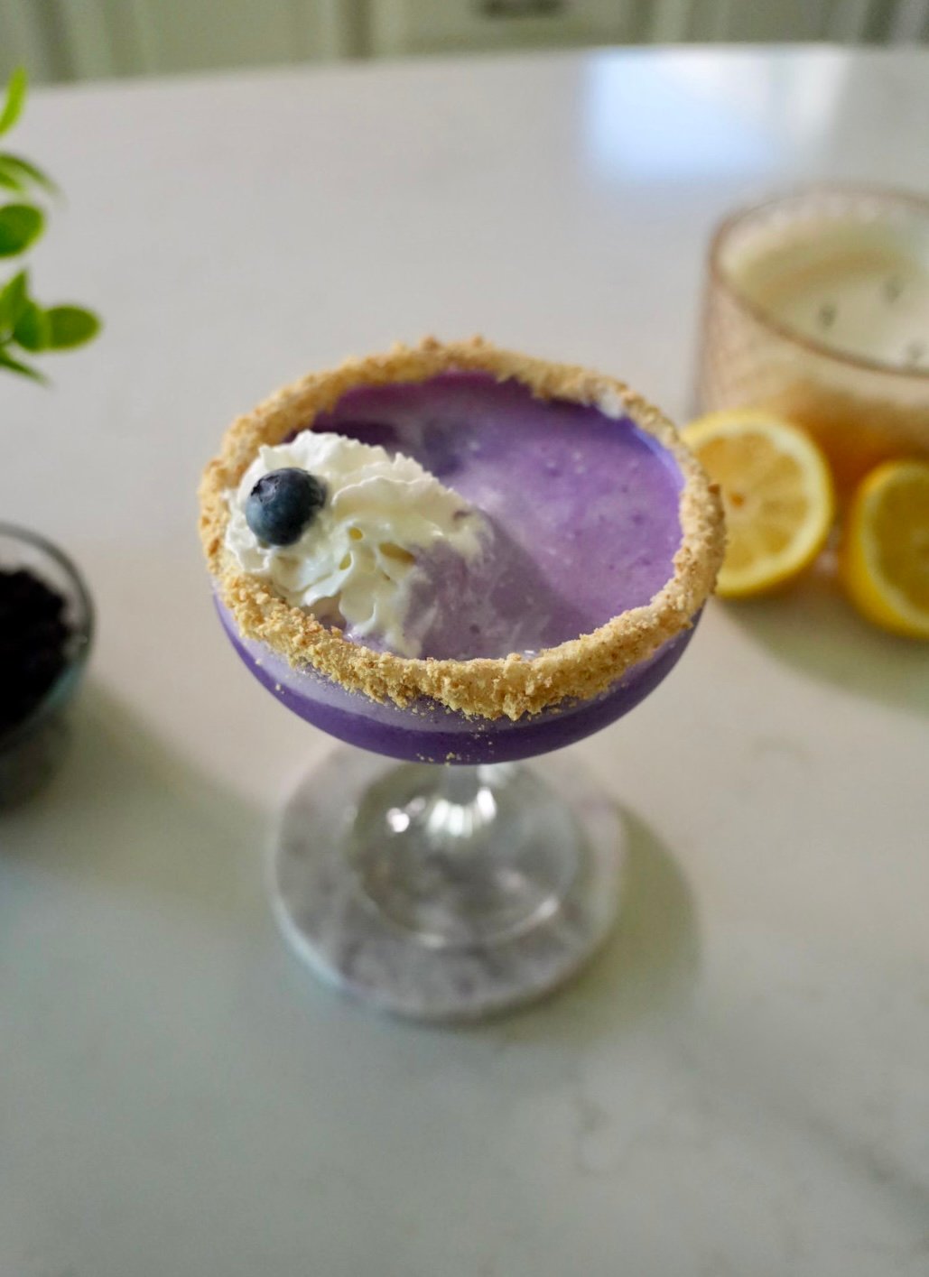 Blueberry Pie Martini
