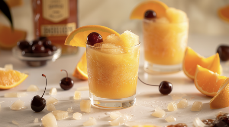 Frozen Bourbon Old Fashioned 1 Frozen Bourbon Old Fashioned