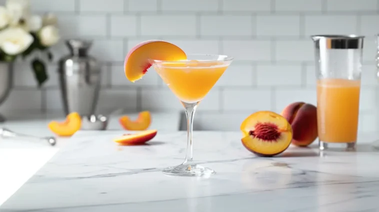 Peach Martini