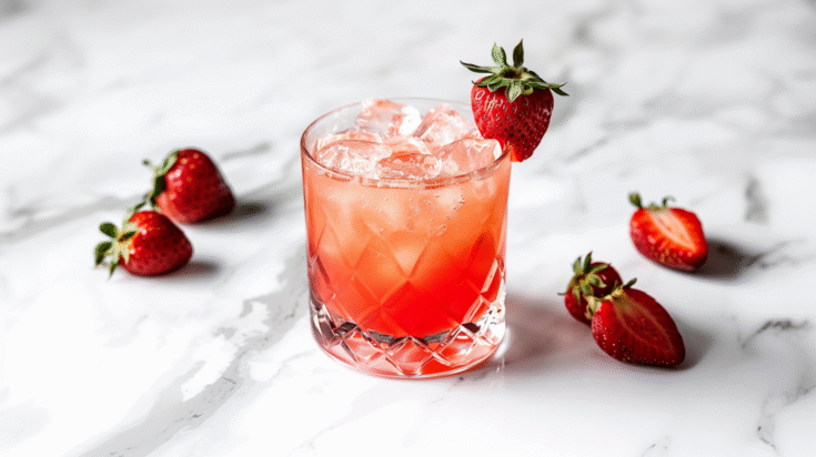 Strawberry Tequila Soda