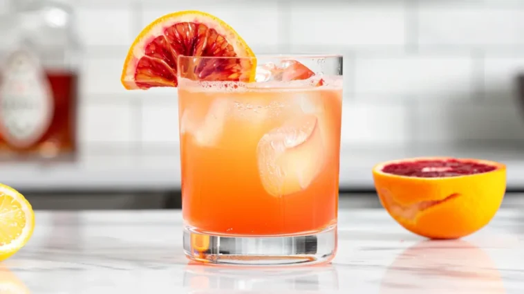 Blood Orange Bourbon Lemonade