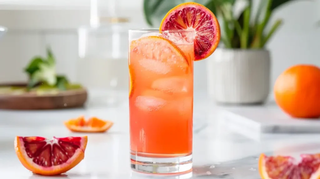 Blood Orange Gin Fizz