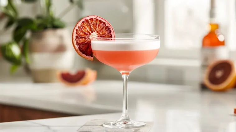 Blood Orange Vodka Sour 1 Blood Orange Vodka Sour