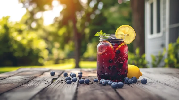 Blueberry Bourbon Lemonade