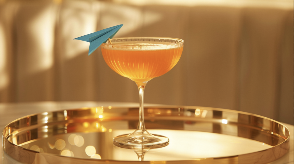 Bubbly Paper Plane