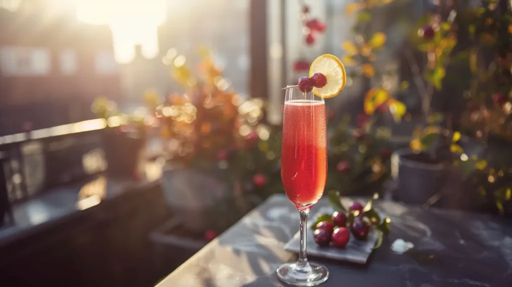 Cranberry Limoncello Prosecco