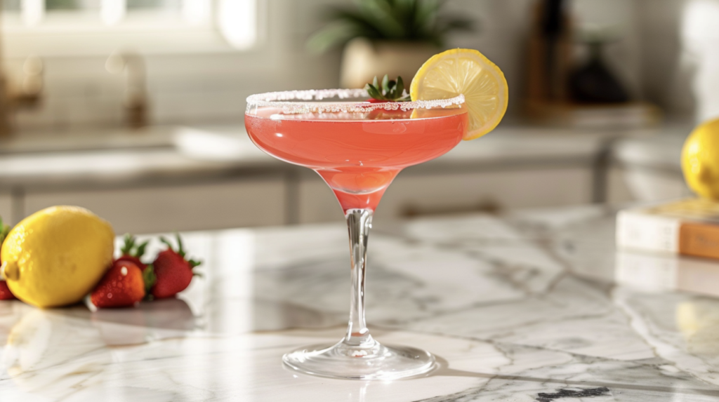 Italian Prosecco Strawberry Lemon Drop