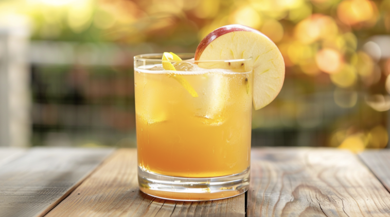 Juicy Apple Bourbon Fall Cocktail