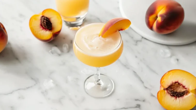 Peach Gimlet 1 Peach Gimlet