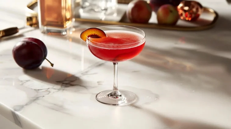 9 Juicy Plum Cocktail Recipes 1 Plum Cosmopolitan