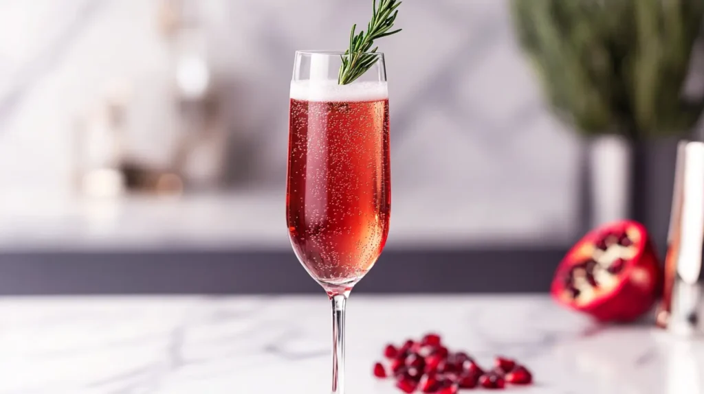 Pomegranate Prosecco Smash