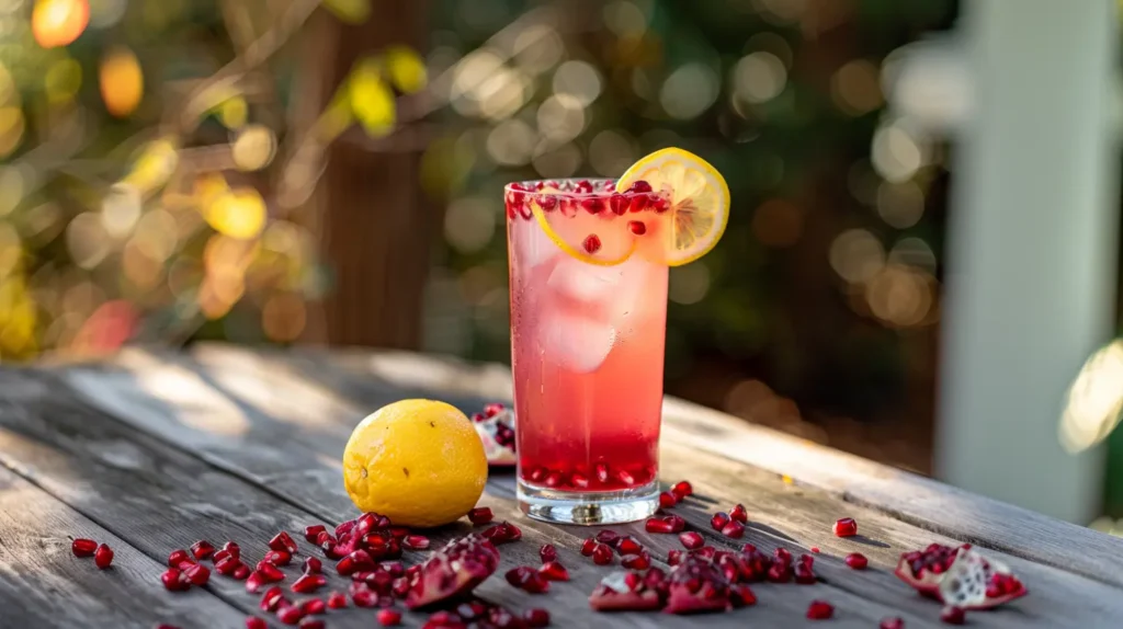 37 Best Pomegranate Cocktail Recipes for Every Occasion 7 Pomegranate Vodka Lemonade