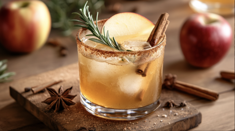 Smoky Harvest Apple Cider Margarita